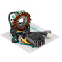 Magneto Stator + 2-plug Voltage Rectifier + Gasket For Suzuki SV650 SV650S 99-02