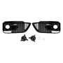 RSQ5 Black Front Honeycomb Fog Lamp Grilles Cover Fit Audi Q5 SQ5 2018-2020