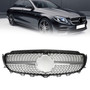 2017-2018 Benz W213 E400 AMG E43 Sedan Diamond Silver Border Front Grille Grill Generic