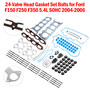 24-Valve Head Gasket Set Bolts for Ford F150 F250 F350 5.4L SOHC 2004-2006