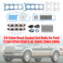 24-Valve Head Gasket Set Bolts for Ford F150 F250 F350 5.4L SOHC 2004-2006