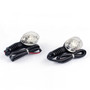 Front Rear LED Turn Signals Blinker Indicator Amber Kawasaki NINJA 250R 08-12 Clear