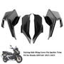 Fairing Side Wing Cover Fin Spoiler Trim For Honda ADV 160 2021-2023 Carbon