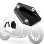 Kickstand Enlarge Plate Pad fit for Speed Twin 900 22-23 Street Cup 900 17-18 Black