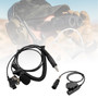 7.1-A3 Transparent Air Tube Headset w Mic For AN/PRC-152 AN/PRC-148 U329 Radio