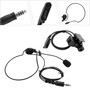 7.1-C7 Rear Mount Big Plug Tactical Headset For Hytera PD600 PD602 PD602g PD605