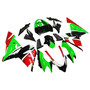 2004-2005 Kawasaki ZX10R Injection Fairing Kit Bodywork Plastic ABS#132 Amotopart Fairing