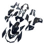 2010-2013 Kawasaki Z1000 Injection Fairing Kit Bodywork Plastic ABS#106 Amotopart Fairing