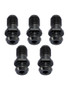 5Pcs CAT40 45 0.740" Coolant Pull Stud Retention Knob For Mazak Fadal Black