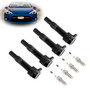 2014-2016 Kia Forte 4x Ignition Coil +Spark Plug UF651 Generic