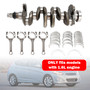2017  Hyundai Accent LE Sedan 4-Door 1.6L Engine Crankshaft Con Rods & Bearing Set 23041-2B620, 23410-2B600 23510-2B010,231102B610, 603N6-2BU00,Generic