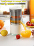 Citrus Juicer Machines and Cleaning Brush Portable Juicer Lemon Squeezer