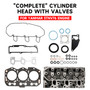 Yanmar 3TNV76 Engine CEL 40 loader backhoe, Gehl 283Z mini excavator,Gehl 140 whole loader,Komatsu PC22MR-3 PC26MR-3 and etc Complete Cylinder Head With Valve Spring & Full Gasket Kit Generic