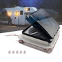 11" RV Caravan Roof Vent Forward and reverse motor RV Fan 12V Skylight W/ Light