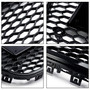 2012-2015 Audi A6 C7/S6 pre-facelift RS6 Style Honeycomb Front Bumper Grille Black Generic