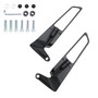 2015-2024 Aprilia Tuono V4 1100 Factory RR Motorcycle Wind Wing Adjustable Swivel Mirror Black White Generic