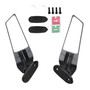 2019-2023 Yamaha YZF-R3 CNC Aluminum Adjustable Swivel Winglet Mirror White Generic