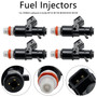 HONDA outboard 4 stroke BF135 BF150 BF200 BF225 BF250 4Pcs Fuel Injectors 16450-ZY6-003 Generic