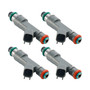 2007-2011 SAAB 9-3 2.0L Turbo VOLVO S80 & XC90 4PCS Fuel Injector 55559397 Gray Generic