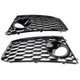 2014-2018 Audi RS7 With Fog Light Hole 2 Front Fog Light Grille Generic