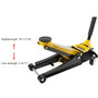 MotorGenic Aluminum Steel 3 Ton Floor Jack With Dual Pistons Quick Lift Pump Lift Car Auto Vehicles