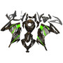 2013-2024 Kawasaki EX300 Ninja300 Injection Fairing Kit Bodywork Plastic ABS Amotopart Fairing #129