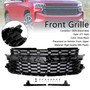 2021-2024 Chevrolet Tahoe Suburban Front Bumper Grille Without Letters Gloss Black Generic