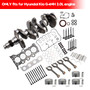 2015-2020 Hyundai Elantra Kona Tucson Veloster G4NH 2.0L Engine Overhaul Rebuild Kit Crankshaft Con Rods 22212-2E000 Generic