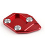 CNC Side Kickstand Stand Extension Plate Pad Honda CBR600RR F5 2007-2015 Red