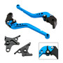 2017-2023 BMW R NINE T PURE RACER SCRAMBLER URBAN Racing Brake & Clutch Levers Blue Generic