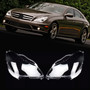 2006-2011 Mercedes W219 CLS350 CLS500 2PCS Front Headlight Glass Clear Cover Generic