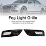 2013-2015 Audi A4 B8.5 Standard Bumper Black Fog Light Cover Grille Generic
