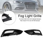 2013-2015 Audi A4 B8.5 Standard Bumper Black Fog Light Cover Grille Generic