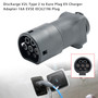 Discharge V2L Type 2 to Euro Plug EV Charger Adapter 16A EVSE IEC62196 Plug