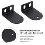 2016-2025 Can Am Defender 500/800/1000/Max HD5 8 10 Rear Windshield Roof 50'' LED Light Bar Mount Generic