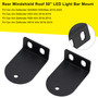 2016-2025 Can Am Defender 500/800/1000/Max HD5 8 10 Rear Windshield Roof 50'' LED Light Bar Mount Generic