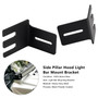All Honda Pioneer 700 /1000 Models Side Pillar Hood Light Bar Mount Bracket Generic