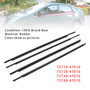 2004-2009 Toyota Prius 4PCS Door Glass Belt Outer Molding Weatherstrip Generic