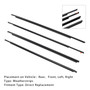 2004-2009 Toyota Prius 4PCS Door Glass Belt Outer Molding Weatherstrip Generic