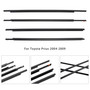 2004-2009 Toyota Prius 4PCS Door Glass Belt Outer Molding Weatherstrip Generic