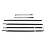 2003-2009 Toyota Land Cruiser Prado 6pcs Quarter & Door Belt Moulding Weatherstrip Generic