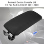 2001-2008 Audi A4 B6 B7 Leather Armrest Centre Console Lid Black 8E0864245E Generic