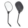 2008-2016 Yamaha YBR 125 YBR125 Rearview Mirrors Left and Right Mirror Black Generic