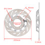 Honda CG 125 JH70 Front Brake Disc Rotor 205mm Generic