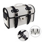 Tail Bag Pu Side Saddlebag Tail Bag Luggage Pouch Storage Black For Motorbike