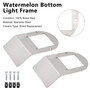 2PCS Watermelon Under Glow Frame Bracket Universal Clamp Style Mount For Truck