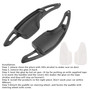 2014-2019 Corvette C7 Steering Wheel Paddle Shifter Extensions Black Generic