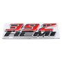 JEEP Chrysler 3D Fender Side 392 Hemi Decal Emblem Black & Red Generic