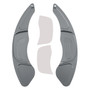 2016-2017 Volkswagen Lingdu GTS Steering Wheel Paddle Shifter Extension Aluminium Grey Generic