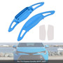 2019-2022 Toyota Corolla Carbon Look Steering Wheel Paddle Shifter Extension Aluminium Blue Generic